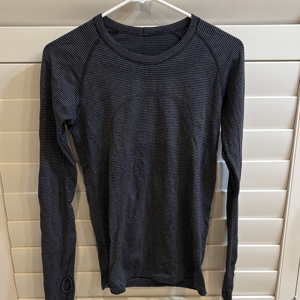 lululemon athletica Navy Long Sleeve Top